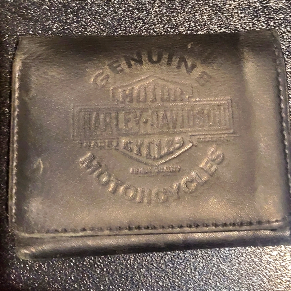 Harley Davidson tri fold wallet